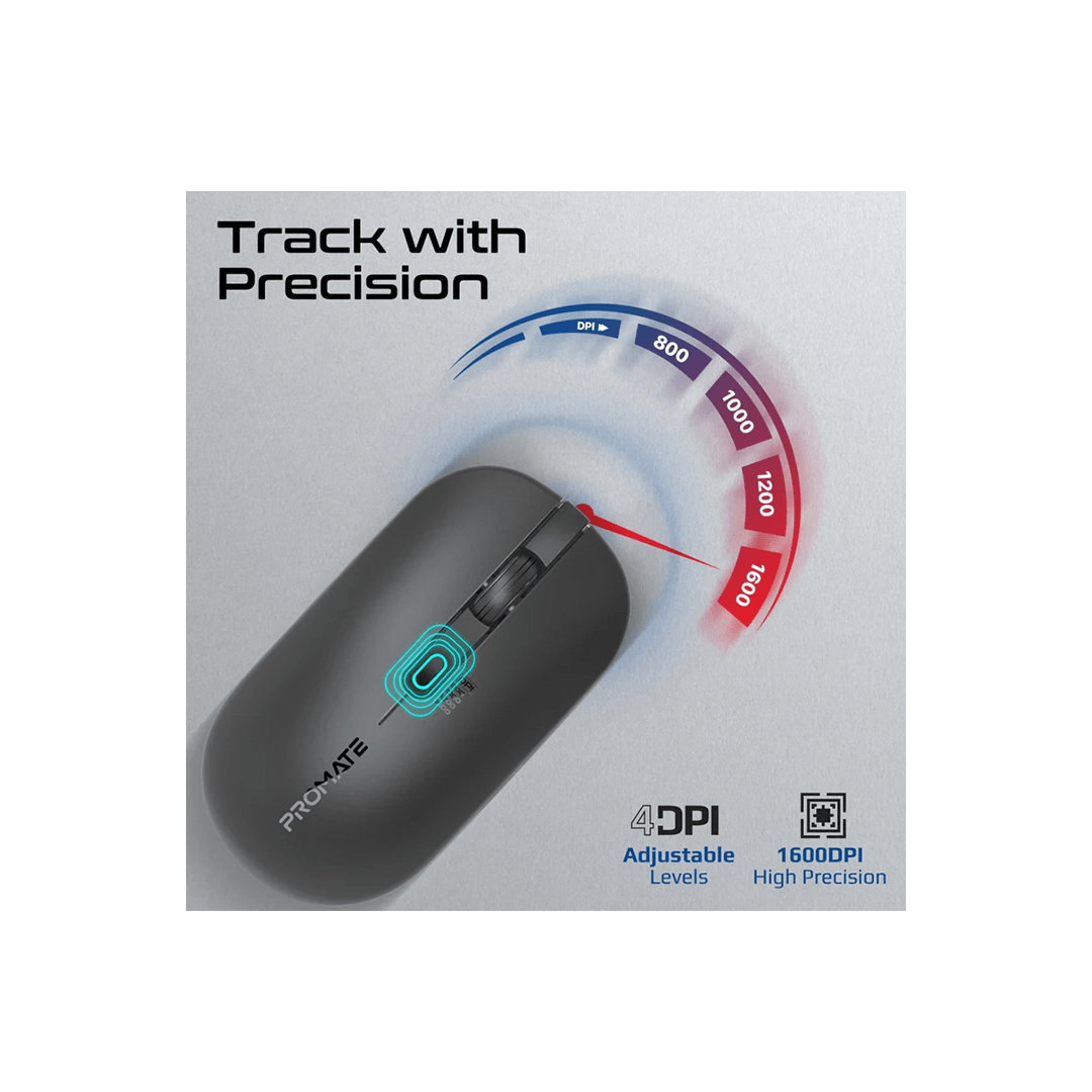 Promate ProCombo-13 Sleek Profile Full-Size Wireless Keyboard and Mouse in Qatar Promate ProCombo-13 Sleek Profile Full-Size Wireless Keyboard and Mouse in Qatar